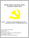 Bài dự thi Búa Liềm Vàng